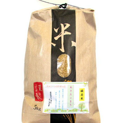 秋田県産あきたこまち（玄米）10kg（5kg×2袋）