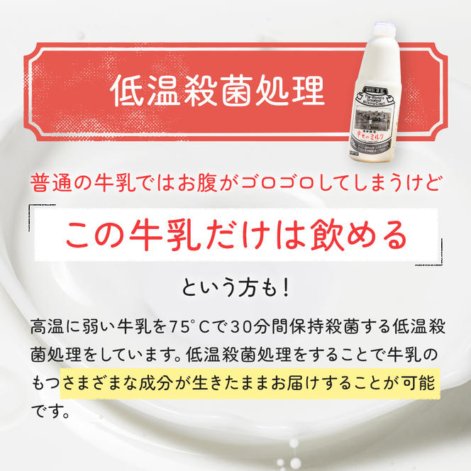 土田牧場 幸せのミルク（ジャージー 牛乳）900ml×2本 （健康 栄養豊富）