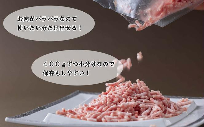 ＜定期便12回＞ 北海道産 健酵豚 ひき肉 計 1.2kg (全14.4kg)
