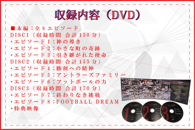 DU-4【通常パッケージ】「FOOTBALL DREAM　鹿島アントラーズの栄光と苦悩」 DVD