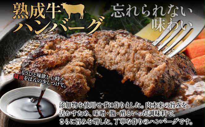 【添加物不使用】月形熟成牛ハンバーグ 10個セット