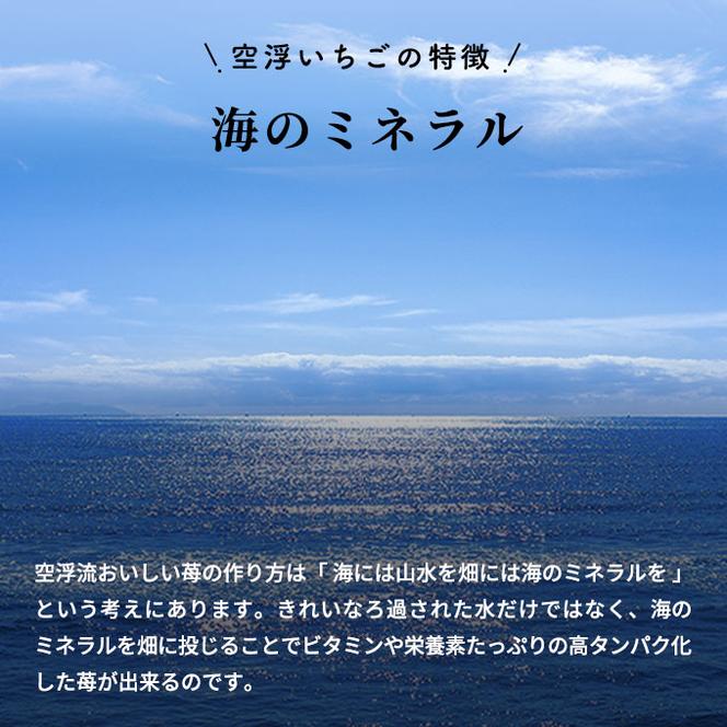空浮いちご 4パック「北海道・沖縄・離島へのお届け不可」