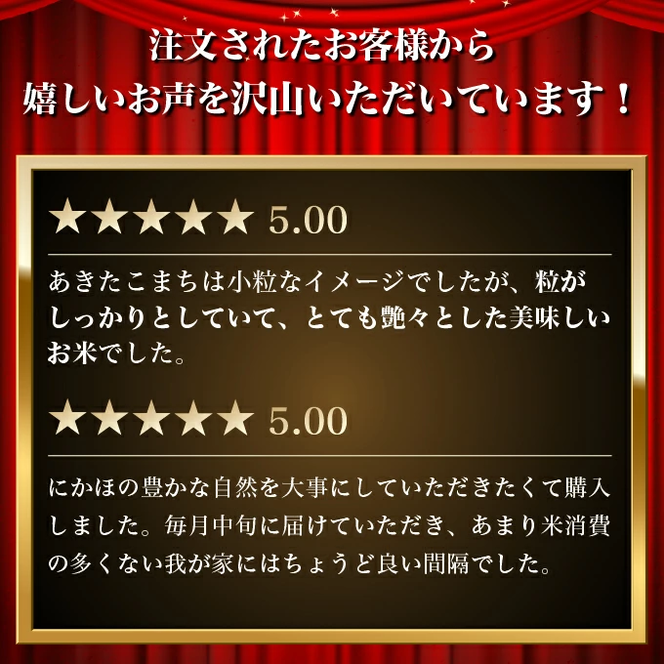 年末企画〈2025年3月から発送〉〈定期便〉あきたこまち 白米 5kg×3回 計15kg 3ヶ月  精米 土づくり実証米 令和6年産