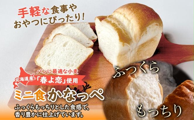 12カ月 定期便 かなっぺ 3種（ プレーン ほうれん草 黒豆 各2個）ミニ食パン