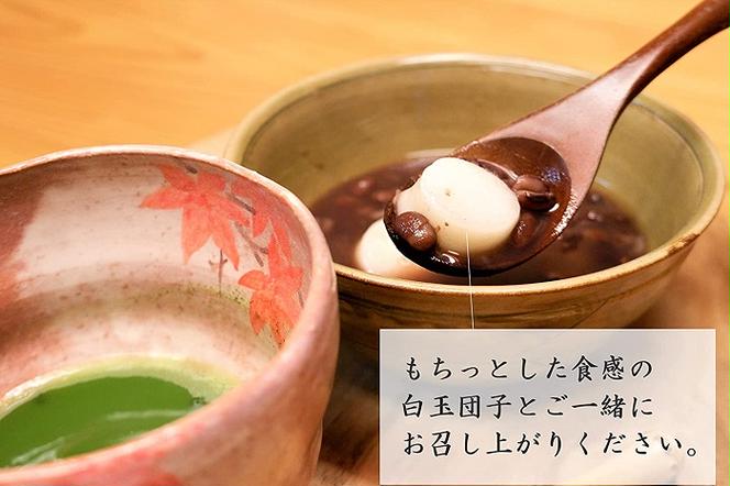 京都きよ泉 自分で作って楽しむ「お手作りぜんざい 6食セット (白玉餅、抹茶、簡単茶筅付き)」【お取り寄せ 抹茶スイーツ　和菓子　ギフトにも】