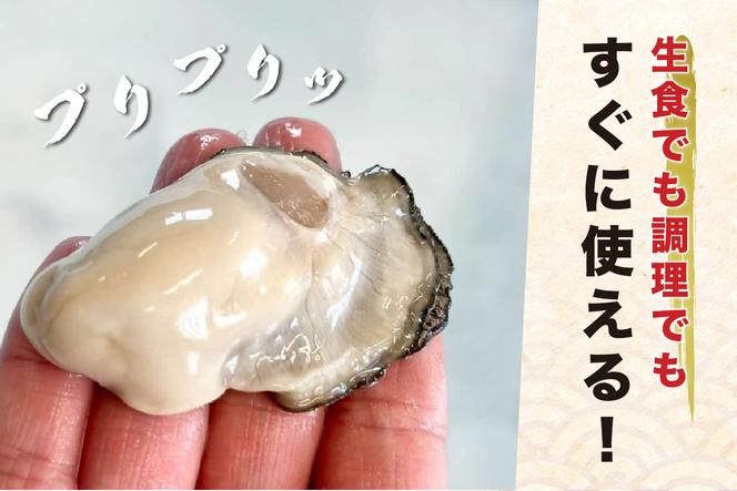 【 4ヵ月 定期便 】牡蠣 北海道 厚岸産 牡蠣むいちゃいました！ 生食用 500g (各回500g×4ヶ月分,合計約2kg) 