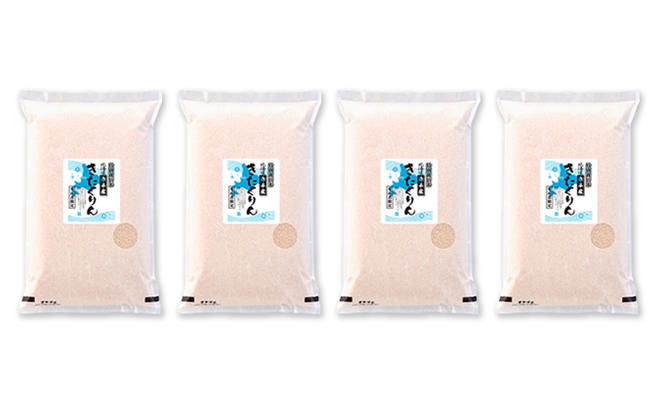 北海道赤平産 きたくりん 20kg (5kg×4袋) 特別栽培米 【1ヶ月おきに5回お届け】 米 北海道 定期便
