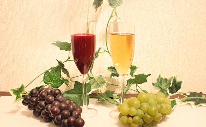 【3ヵ月定期便】プレミアム葡萄ジュース赤・白2種セット（計4本）