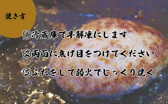 北海道産 黒毛和牛 みついし牛 と 道産豚 ハンバーグ 計 1kg （ 100g × 10個 ）