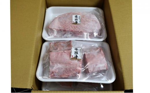 【常陸牛】焼肉ブロックセット（合計 4kg）（茨城県共通返礼品）