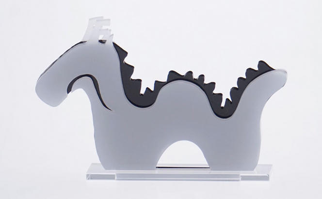  はざいくる アクリル 干支 たつ 置物 インテリア 雑貨 