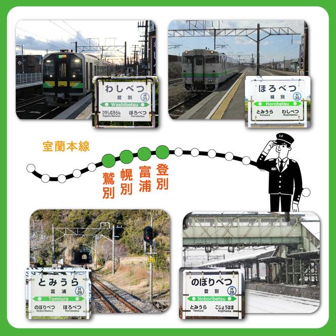 ◆登別駅・幌別駅・富浦駅・鷲別駅◆駅名グッズ全種類詰合せ