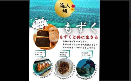 【美ら海水産】塩もずく（約300g×6パック入り）