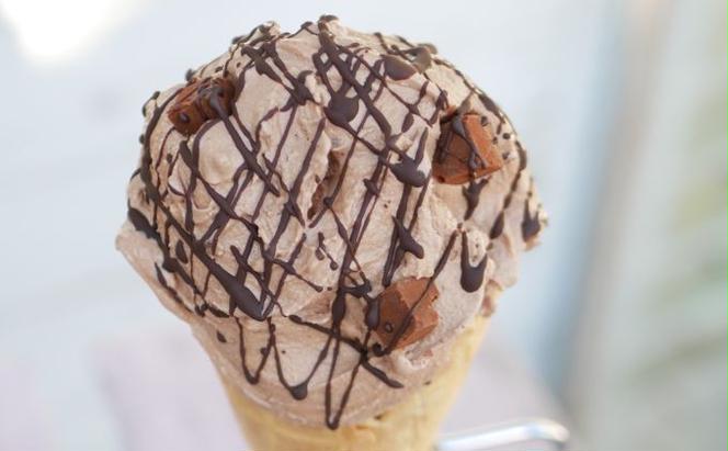 湘南茅ヶ崎の人気店 プレンティーズのしぼりたてミルク＆生チョコアイスクリーム堪能セット