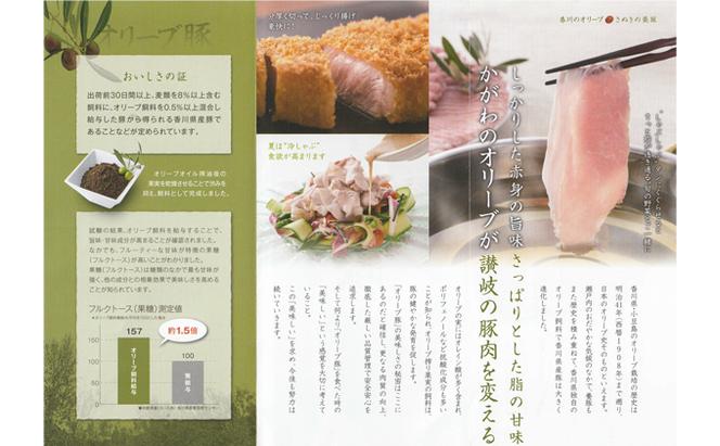 香川県産オリーブ豚　1500g　小分け（500g×3）「5月発送または8月発送または11月発送」