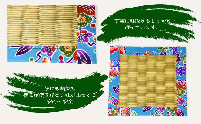 【ふるさと納税】たたみコースター　10枚セット　いぐさ　ビーク　うるま市　沖縄　琉球畳　畳　かわいい　コースター　和風