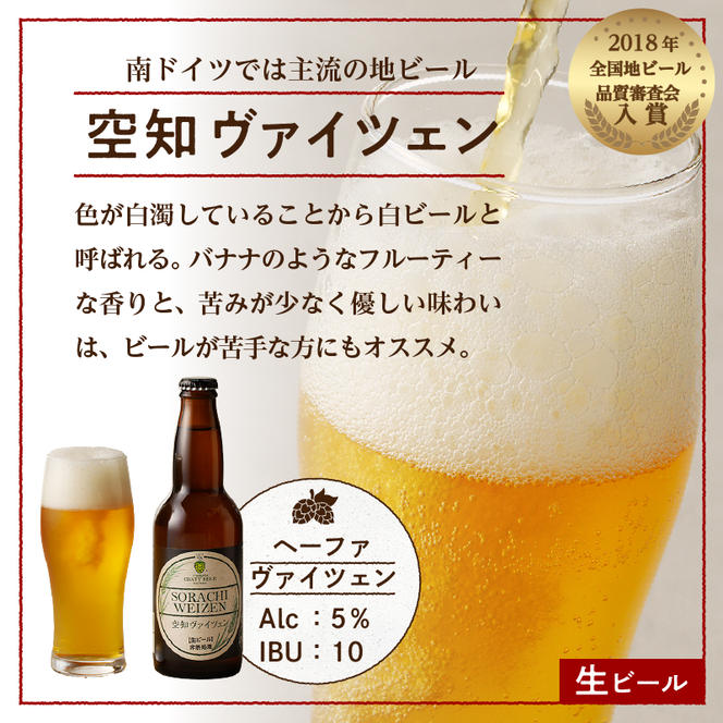大雪地ビール 滝川クラフトビール 3種 飲み比べ 各2本 計6本｜北海道 滝川市 ビール クラフトビール セット 詰め合わせ 詰合せ 地ビール