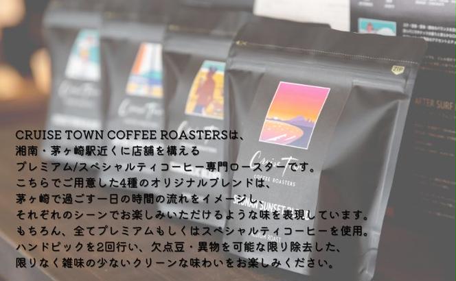 定期便 隔月 2回【茅ヶ崎のスペシャルティコーヒー専門ロースター】CRUISE TOWN COFFEE ROASTERS オリジナルブレンド4種セット（100g×4）