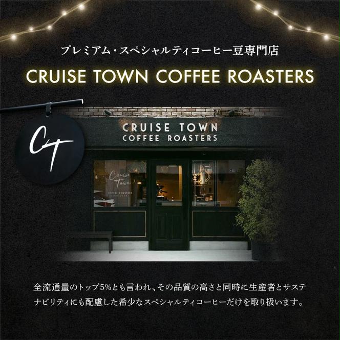 定期便 隔月 4回【茅ヶ崎のスペシャルティコーヒー専門ロースター】CRUISE TOWN COFFEE ROASTERS オリジナルブレンド4種セット（100g×4）