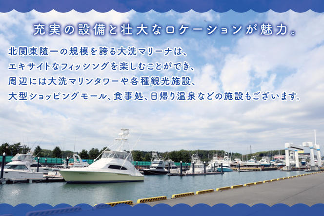 大洗マリーナ 利用券（10万円分） 施設利用 チケット 利用券 係留料 艇置料 レジャー 体験 観光 旅行 釣り フィッシング 大洗町 大洗