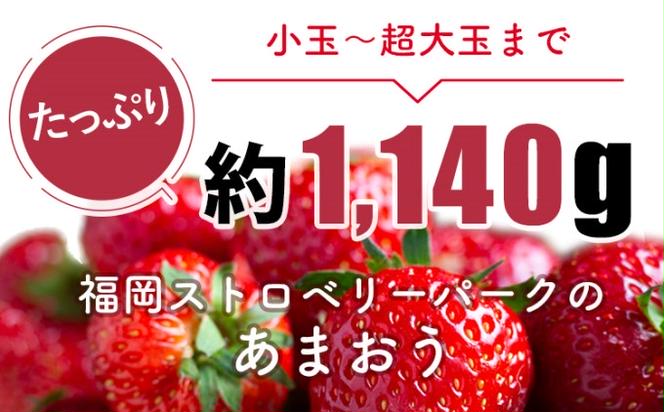 訳あり いちご 2025年2月下旬より発送 あまおう サイズ色々 4パック 約1.14kg 配送不可 離島