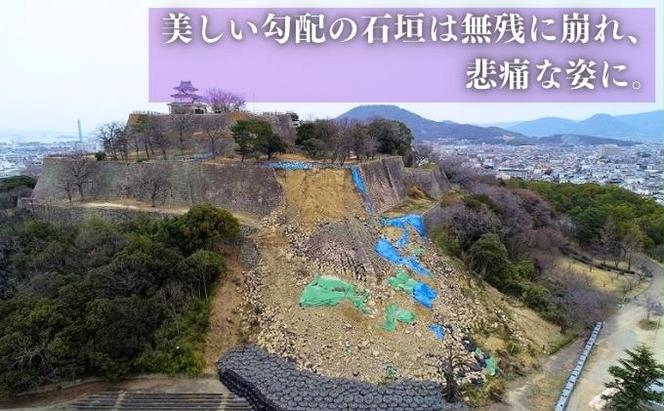 【復興支援/寄附のみ】丸亀城石垣修復プロジェクト/100万円
