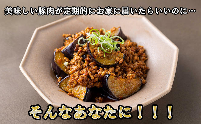 ＜定期便6回＞ 北海道産 健酵豚 ひき肉 計 1.2kg (全7.2kg)