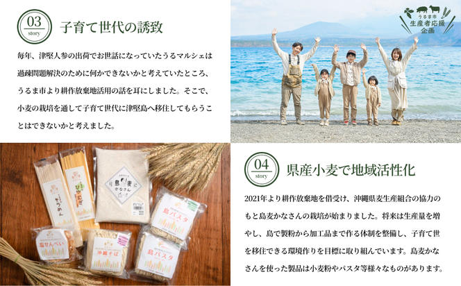 沖縄県産ブランド小麦「島麦かなさん」セット