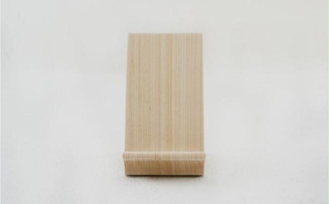 木製 スマホスタンド ＆ ペン立て  ヒノキ ひのき文具 インテリア