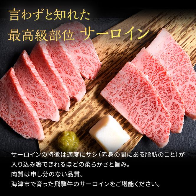 飛騨牛 サーロイン 岐阜県海津市産 焼肉 500g 牛肉