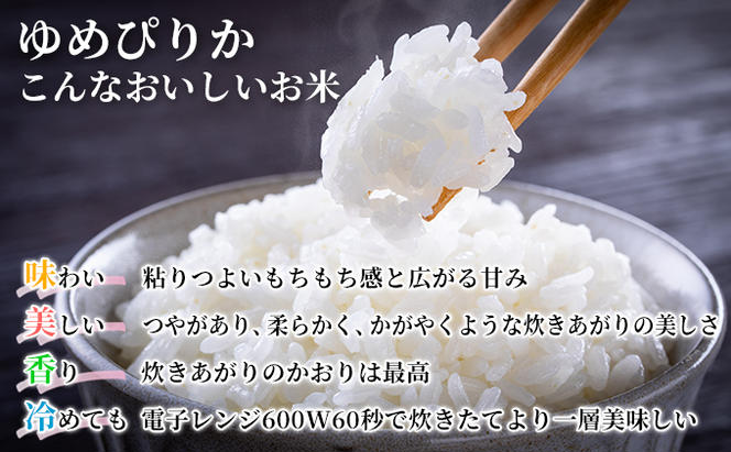 生産者 直送  2ヵ月 定期便【令和6年度】 北海道 伊達産 ゆめぴりか 5kg 精米