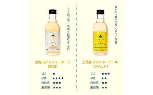 【CF-R5cbs】 土佐山ジンジャーエール飲み比べ12本セット