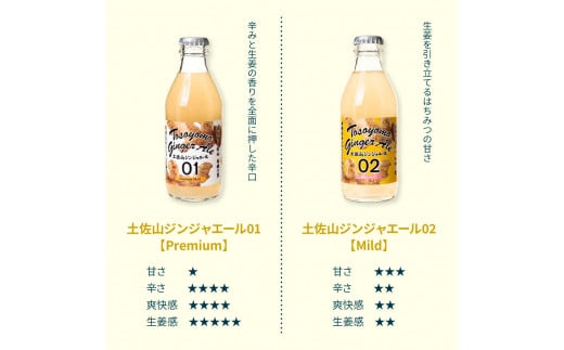 【CF-R5frp】 土佐山ジンジャーエール飲み比べ12本セット