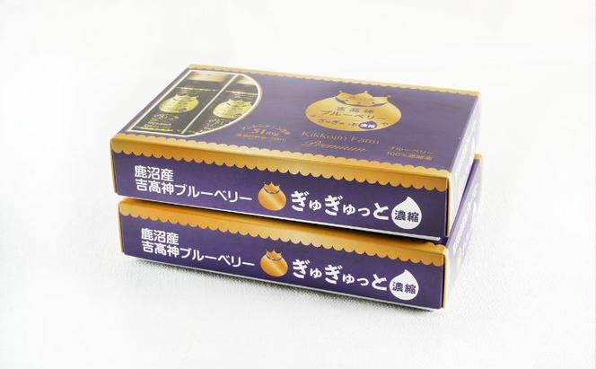 無添加 砂糖不使用 のぎゅぎゅっと 100％ 濃縮 ブルーベリードリンク 2箱 （50ml×10本） 果汁飲料 野菜飲料 ブルーベリージュース