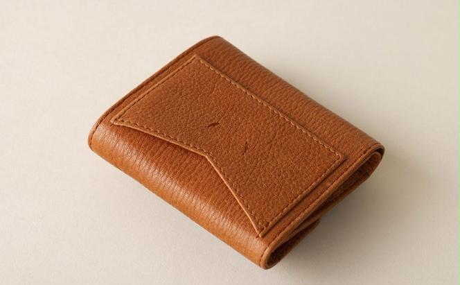 FACE-C　【数量限定】革のカシミヤ　国産野生鹿革を使用した三つ折り財布