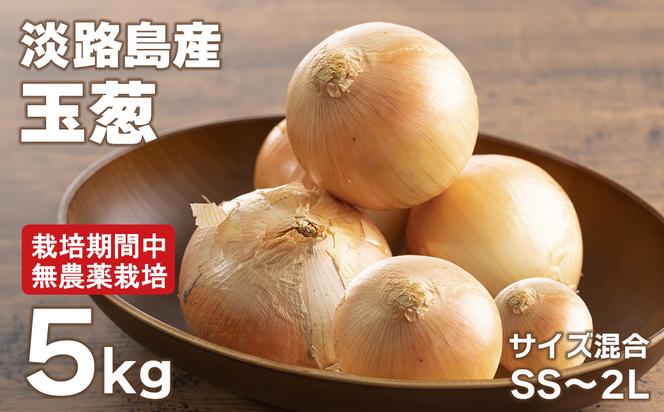 淡路島玉葱 5kg 【栽培期間中、無農薬栽培】