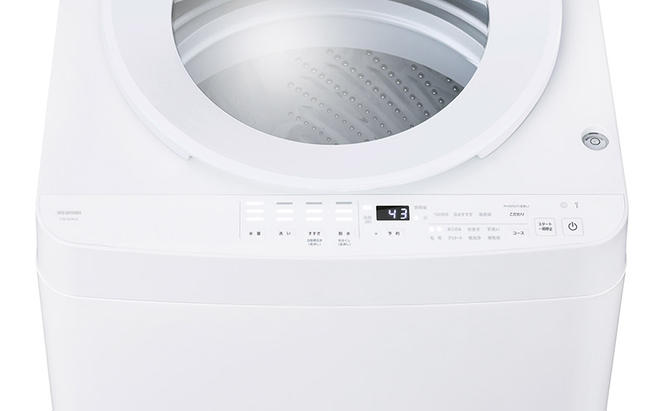 洗濯機 8kg OSH 洗剤自動投入 ITW-80A02-W ホワイト アイリスオーヤマ 全自動 縦型  縦型洗濯機 洗濯