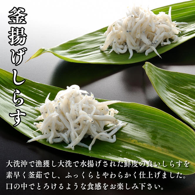 釜揚げしらす しらす干し 交互 定期便 (1kg×6か月) 天然 ふっくら 大洗 名産 しらす シラス 魚 さかな 魚介 離乳食