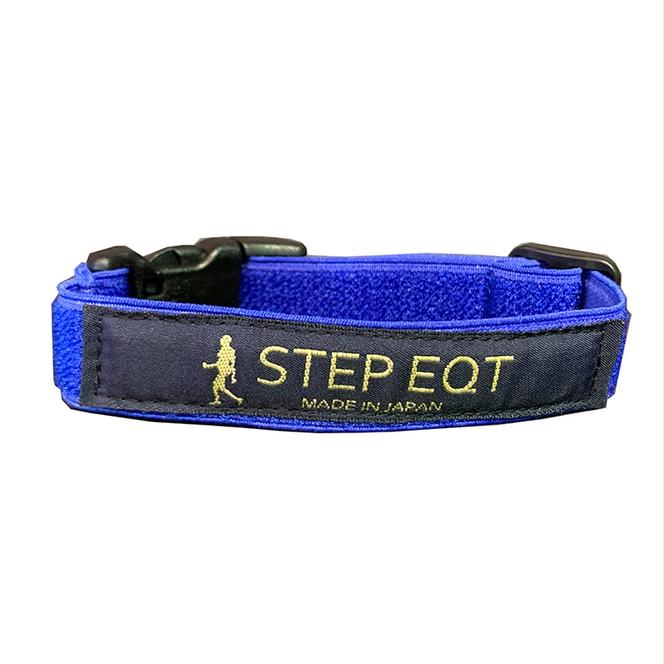 ペット用ネックバンド STEP EQT 転倒防止 ブルー Sサイズ 犬 猫 ペット 首輪 ペット用品 足腰サポート