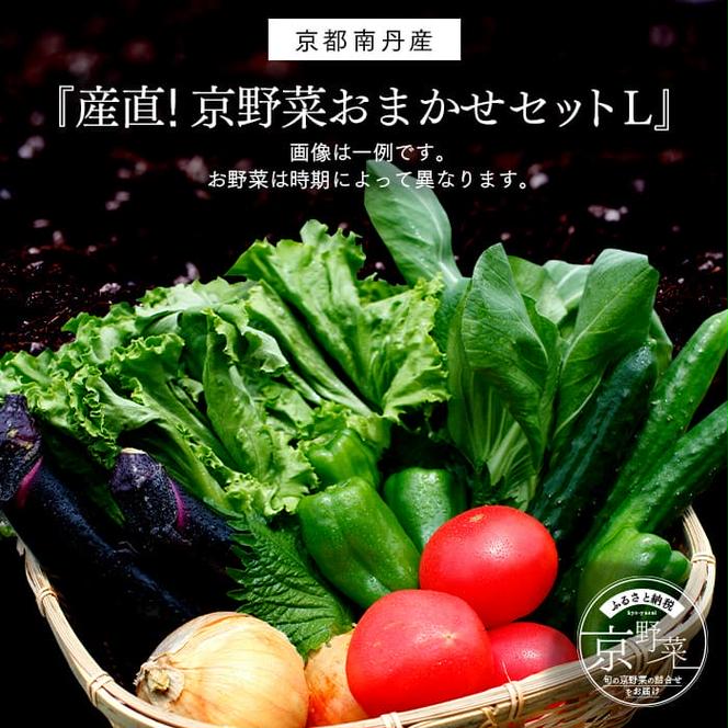 野菜セット 産直 京野菜 おまかせセット L 野菜 4種 セット 詰め合わせ 旬野菜 季節の野菜 減農薬栽培 旬 おまかせ 京都