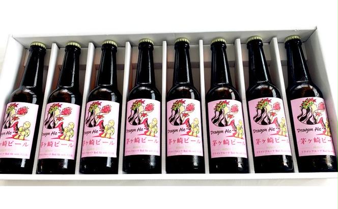 茅ヶ崎ビール (Dragon Ale) 8本セット　【お酒　ビール　クラフトビール　瓶入り　化粧箱入り】