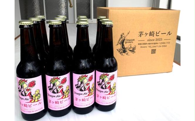 茅ヶ崎ビール (Dragon Ale) 12本セット　【お酒　ビール　クラフトビール　瓶入り　化粧箱入り】