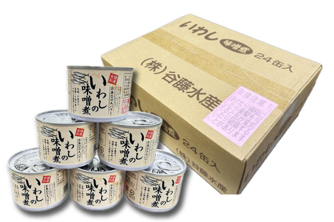 いわし缶詰 味付 190g 24缶 セット 味噌味 味噌煮 国産 鰯 イワシ 缶詰 非常食 長期保存 備蓄 魚介類 常温 常温保存