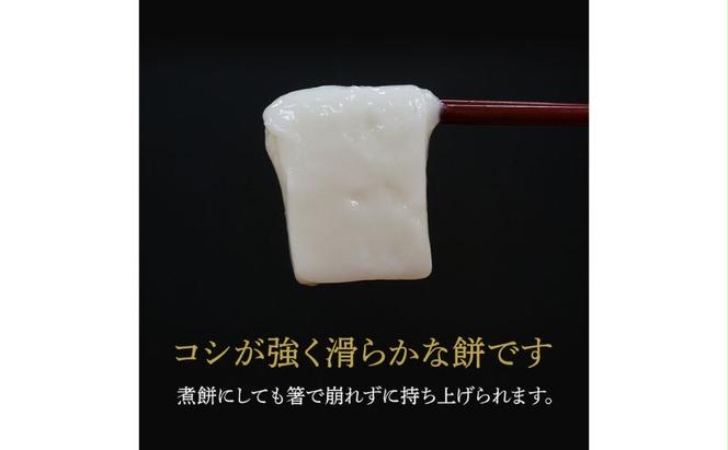 【贈答用】魚沼産こがねもち100％使用 令和6年産　越路餅500g3種　4点セット（白2個、草1、豆1）包装付