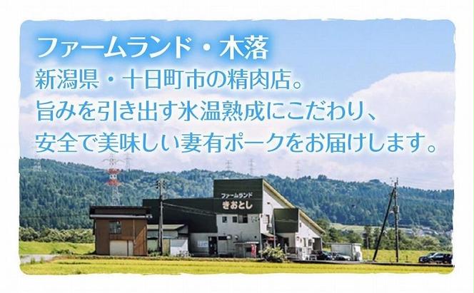 妻有ポーク ビアソーセージ 100g × 4個 計400g ソーセージ ウインナー つまり ポーク 豚肉 銘柄豚 おつまみ お取り寄せ グルメ ファームランド・木落 新潟県 十日町市