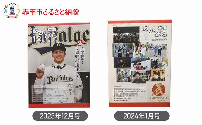 北海道赤平市広報誌 「広報あかびら」 毎月お届け全12回