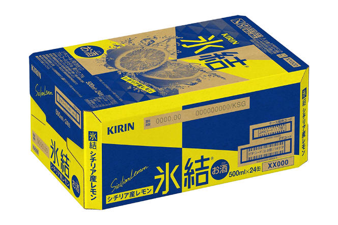 AB029-1　キリンビール取手工場産氷結シチリア産レモン500ml缶×24本