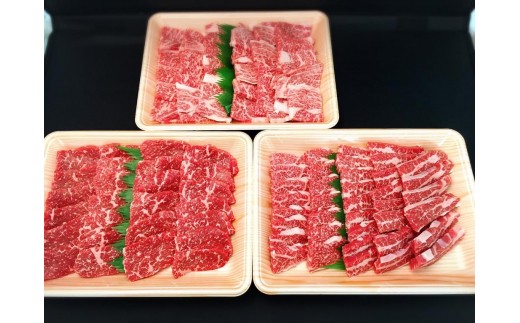 【おうちBBQ】飛騨牛焼肉セット三種盛り 1.5kg