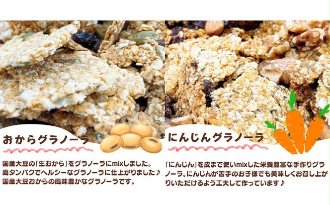 6ヶ月間 旬の味覚の無添加グラノーラ125g×5パック