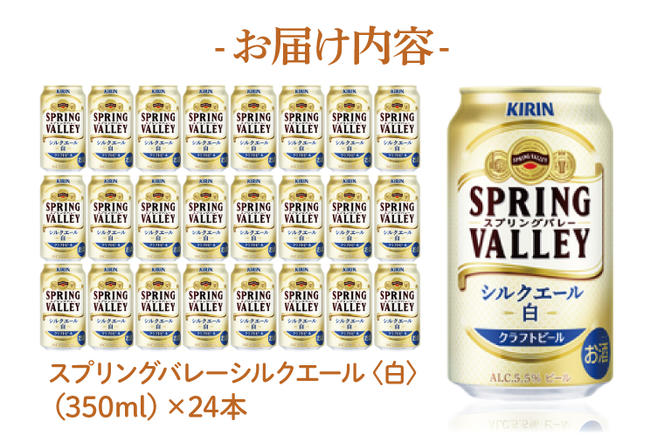 AB078　キリンビール取手工場産　スプリングバレー2種350ml×48本